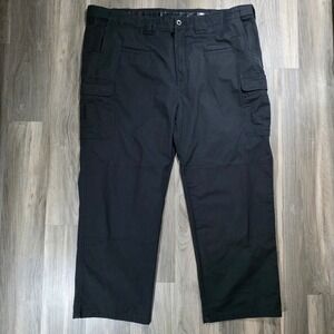 Propper Tactical Cargo Pants Mens 48x37 Black Ripstop Work Combat Trousers